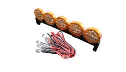 Dachscheinwerfer Set Metall 5 Scheinwerfer Inkl. LEDs