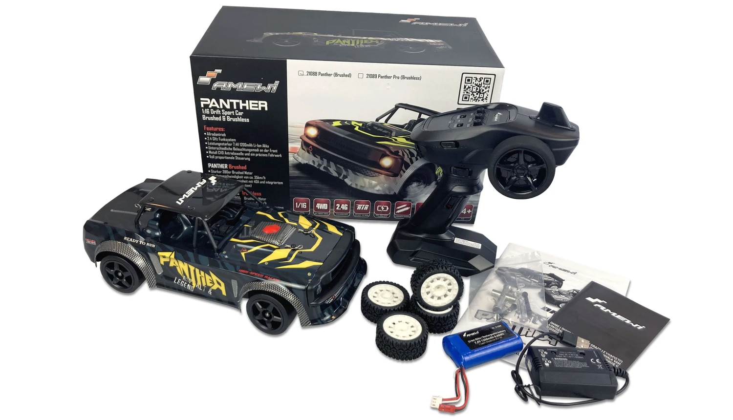 Drift Sports Car Panther 1:16 2,4GHz RTR 2 Drift Sports Car Panther 1:16 2,4GHz RTR – Bild 2