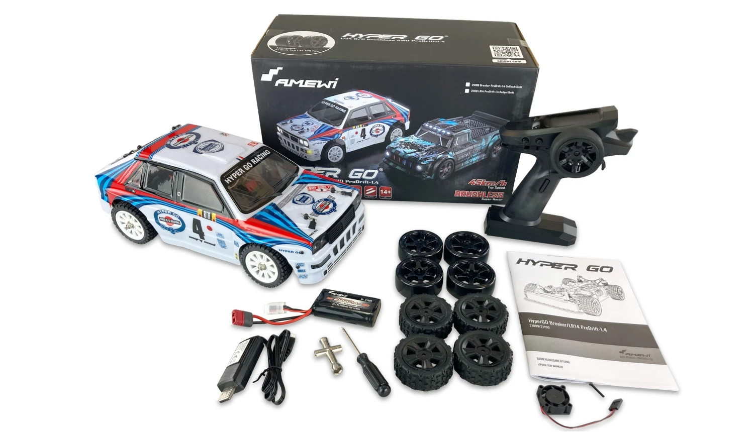 Hyper Go LR14 ProDrift-1.4 Rallye/Drift 4WD 1:14 RTR 2 Hyper Go LR14 ProDrift-1.4 Rallye/Drift 4WD 1:14 RTR – Bild 2