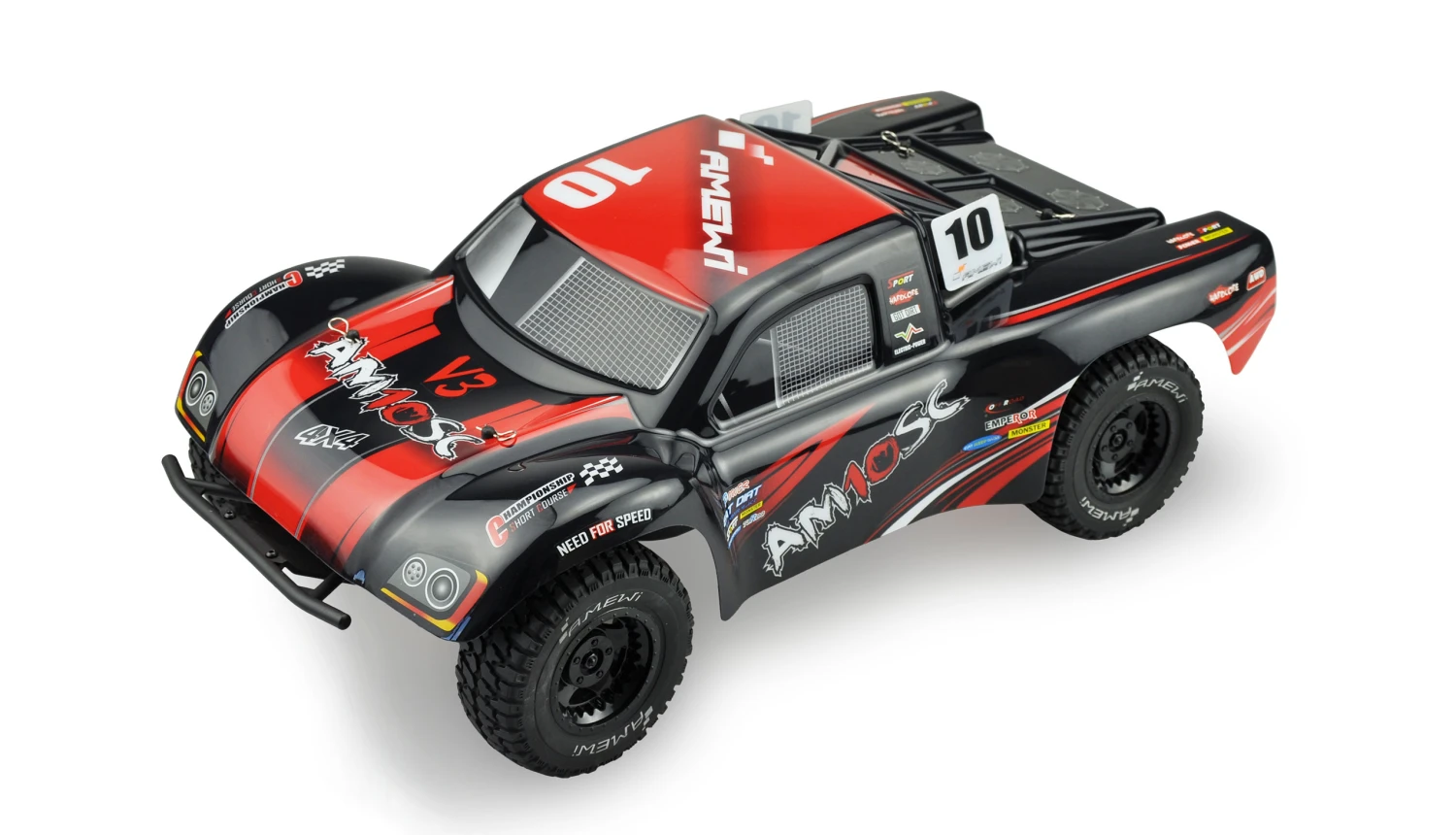 AMXRacing AM10SC V3 Short Course Truck RTR Rot/schwarz 2 AMXRacing AM10SC V3 Short Course Truck RTR Rot/schwarz – Bild 2