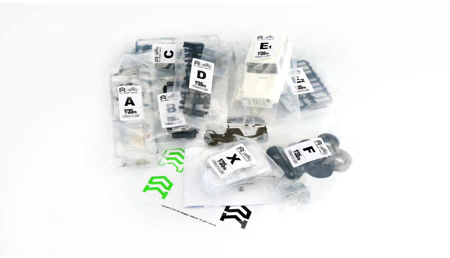 Geländewagen Scaler 1:35 AMX RACING Bausatz 2 Geländewagen Scaler 1:35 AMX RACING Bausatz – Bild 2