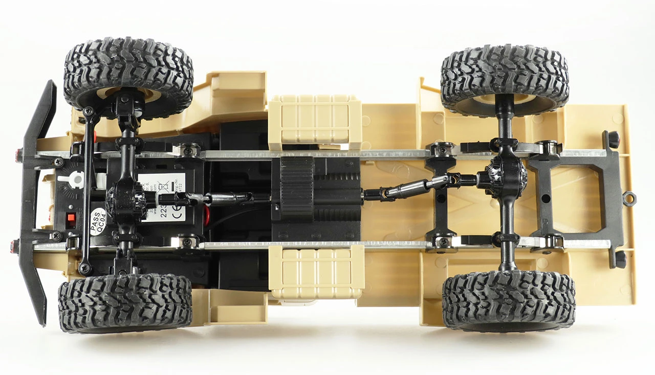 U.S. Militär Truck 4WD 1:16 RTR Sandfarben + Uhr 6 U.S. Militär Truck 4WD 1:16 RTR Sandfarben + Uhr – Bild 6