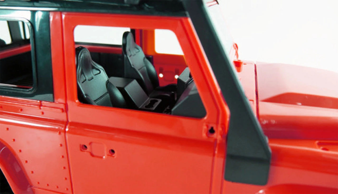 Geländewagen Crawler 4WD 1:12 Bausatz Rot 4 Geländewagen Crawler 4WD 1:12 Bausatz Rot – Bild 4