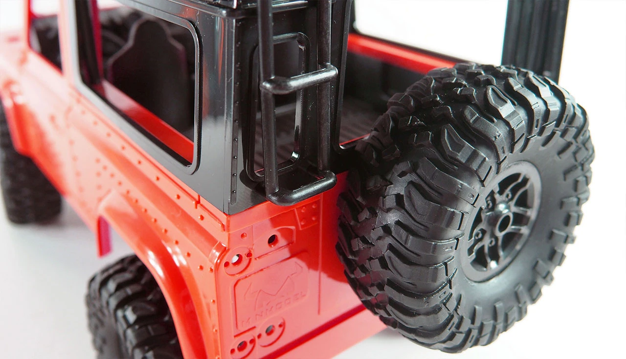 Geländewagen Crawler 4WD 1:12 Bausatz Rot 6 Geländewagen Crawler 4WD 1:12 Bausatz Rot – Bild 6