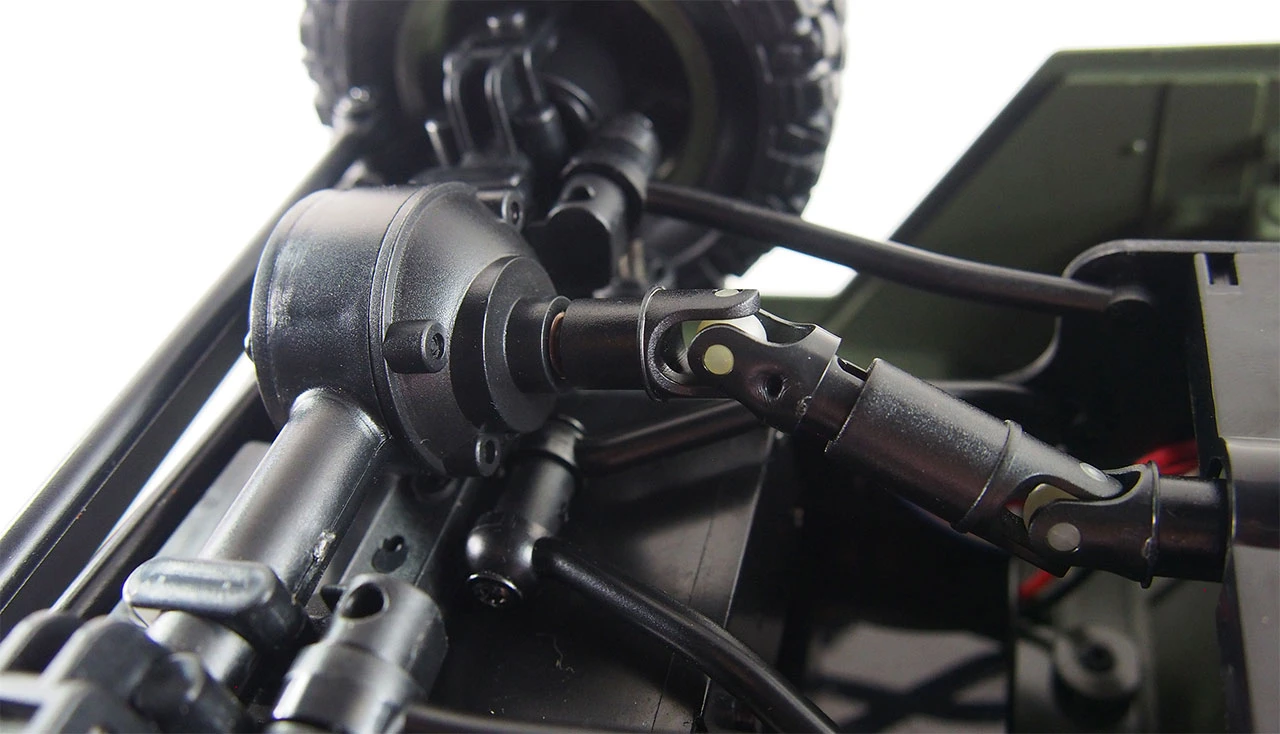 U.S. Militär Geländewagen 1:14 4WD RTR, Military Grün 6 U.S. Militär Geländewagen 1:14 4WD RTR, Military Grün – Bild 6