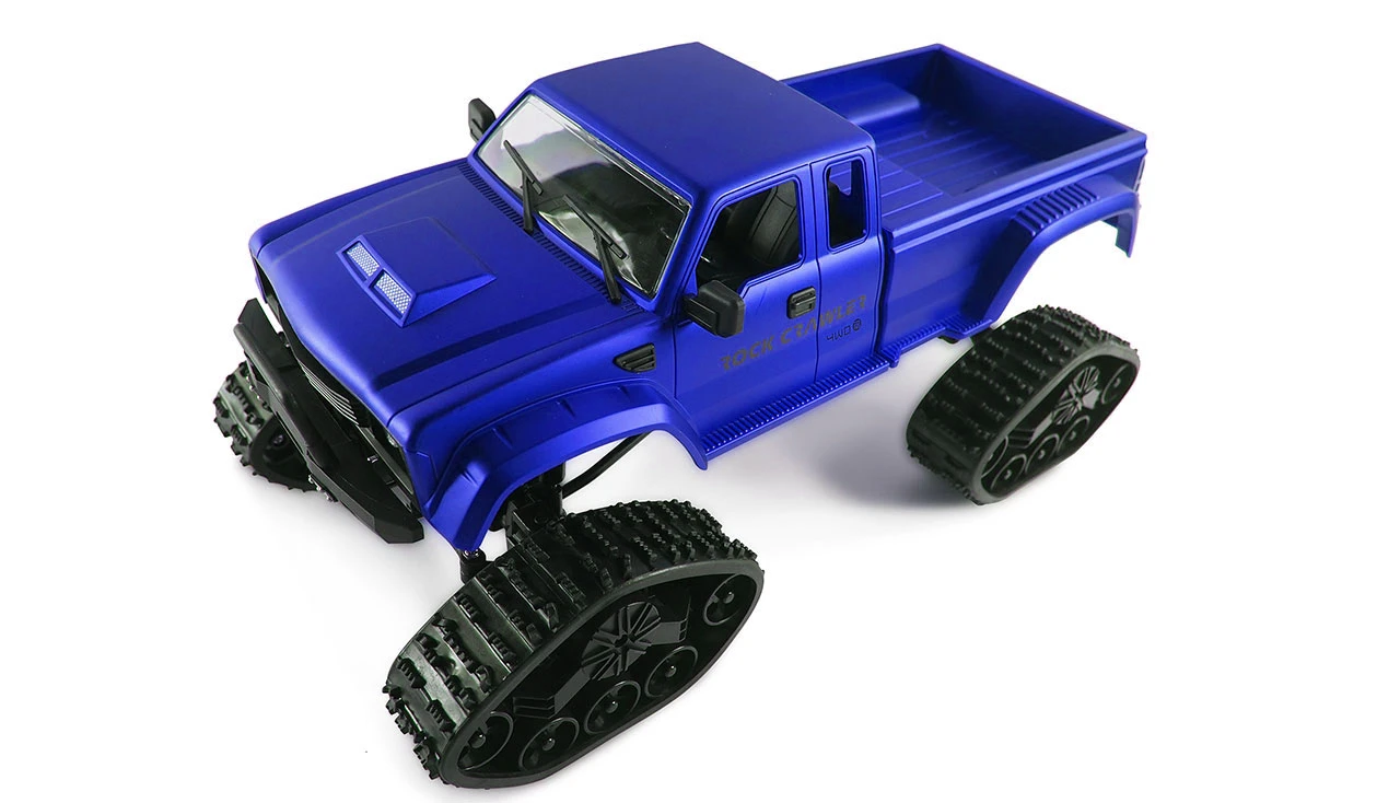 Pickup Truck FPV Mit Rädern & Ketten 4WD 1:16 Blau 2 Pickup Truck FPV Mit Rädern & Ketten 4WD 1:16 Blau – Bild 2