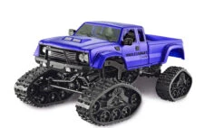 Pickup Truck Mit Rädern & Ketten 4WD 1:16 Blau