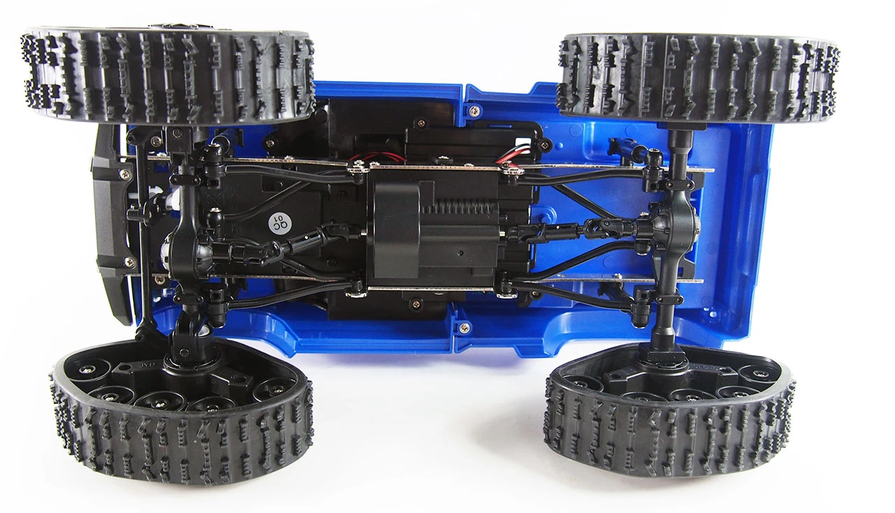 Pickup Truck Mit Rädern & Ketten 4WD 1:16 Blau 7 Pickup Truck Mit Rädern & Ketten 4WD 1:16 Blau – Bild 7