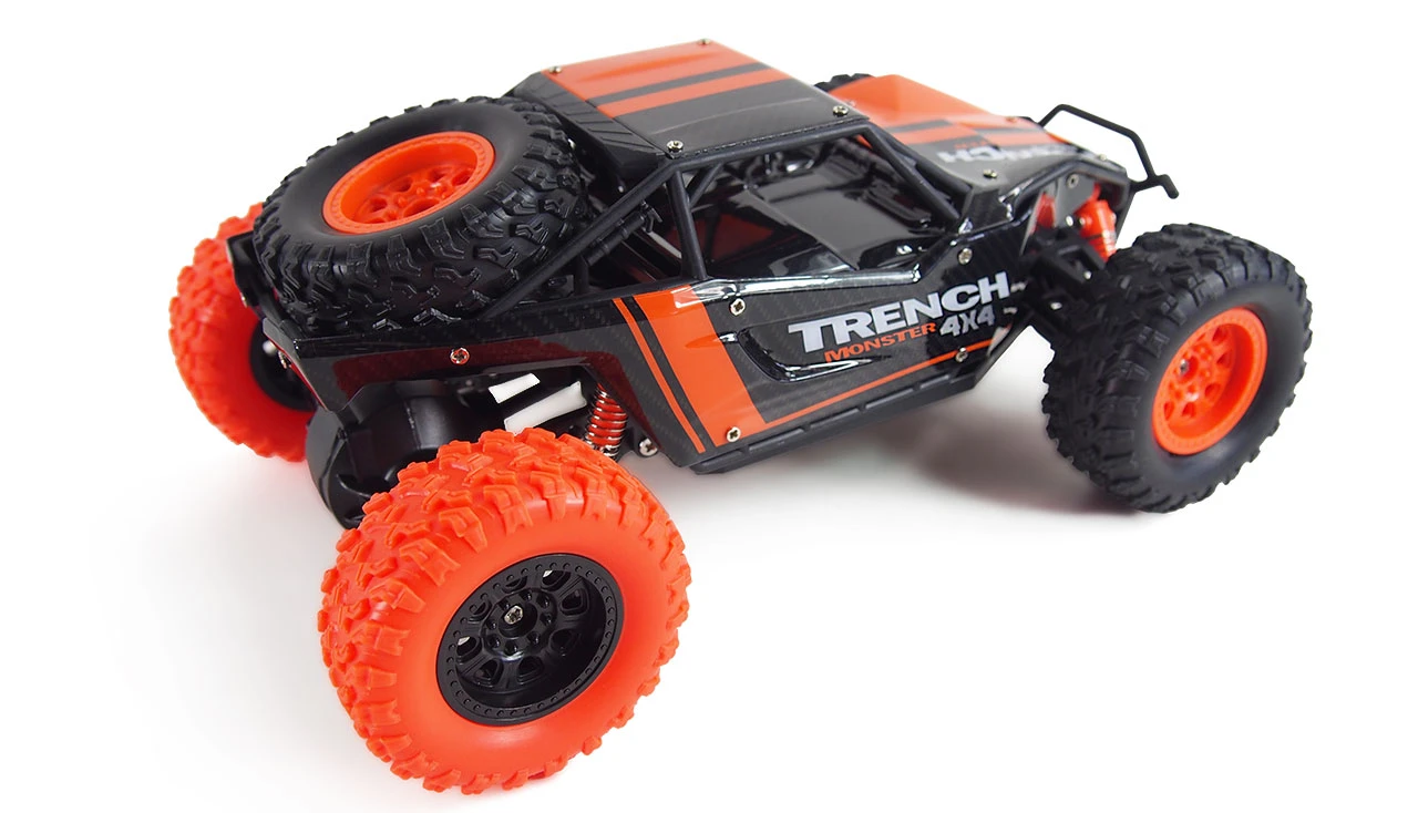 Desert Truck Trench 1:24 RTR Orange/schwarz 2 Desert Truck Trench 1:24 RTR Orange/schwarz – Bild 2
