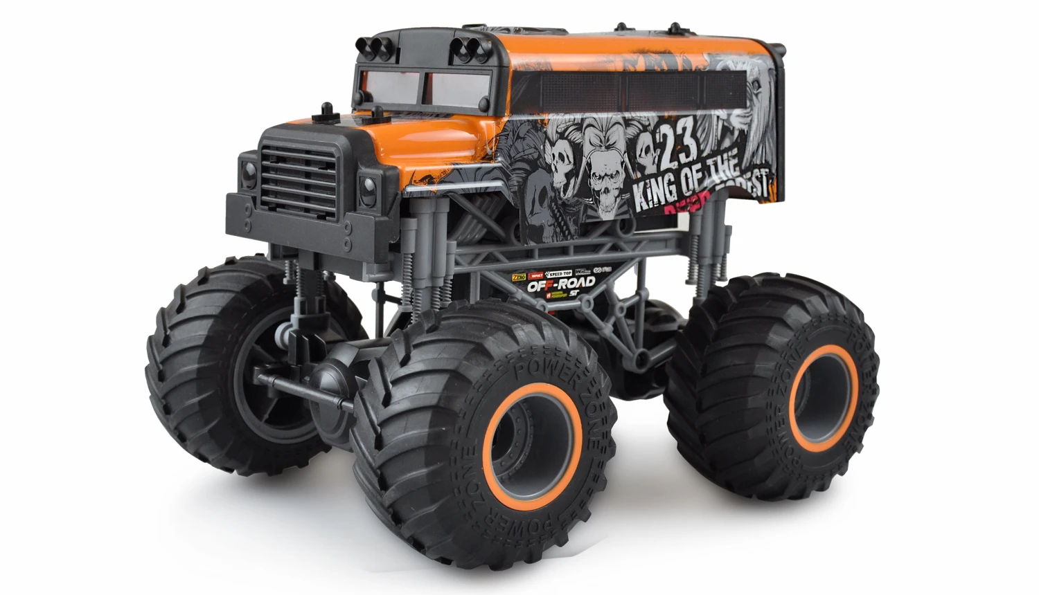 Crazy SchoolBus Monster Truck 1:16 RTR Gelb 1 Crazy SchoolBus Monster Truck 1:16 RTR Gelb