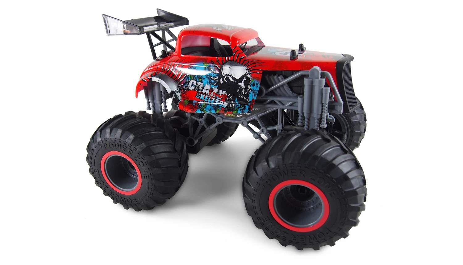 Crazy Hot Rod Monster Truck 1:16 RTR Rot 2 Crazy Hot Rod Monster Truck 1:16 RTR Rot – Bild 2