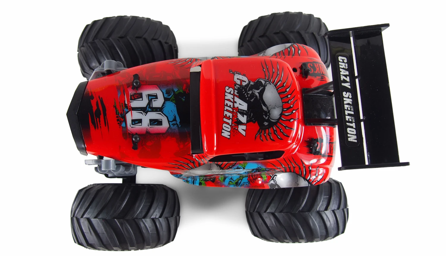 Crazy Hot Rod Monster Truck 1:16 RTR Rot 5 Crazy Hot Rod Monster Truck 1:16 RTR Rot – Bild 5
