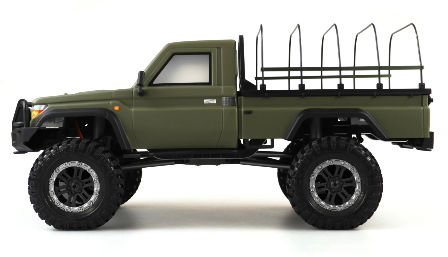 AMXRock RCX10BS Scale Crawler Pick-Up 1:10, RTR Militär Grün 2 AMXRock RCX10BS Scale Crawler Pick-Up 1:10, RTR Militär Grün – Bild 2