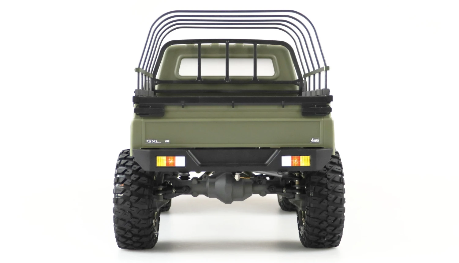 AMXRock RCX10BS Scale Crawler Pick-Up 1:10, RTR Militär Grün 3 AMXRock RCX10BS Scale Crawler Pick-Up 1:10, RTR Militär Grün – Bild 3