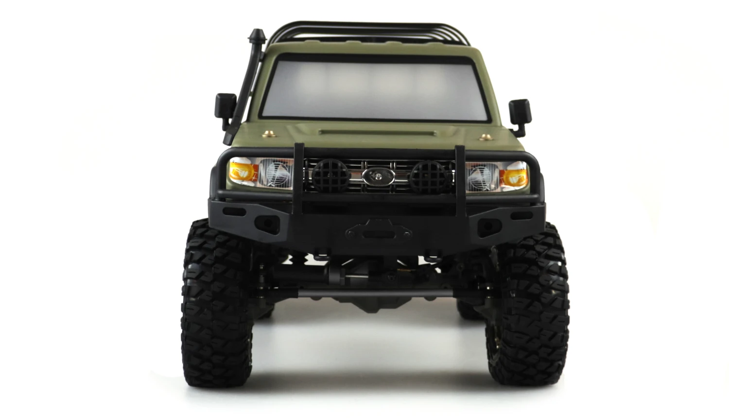 AMXRock RCX10BS Scale Crawler Pick-Up 1:10, RTR Militär Grün 4 AMXRock RCX10BS Scale Crawler Pick-Up 1:10, RTR Militär Grün – Bild 4