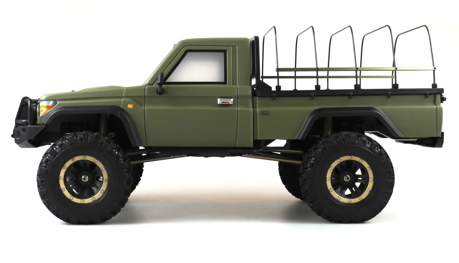 AMXRock RCX8PS Scale Crawler Pick-Up 1:8, RTR Militär Grün 2 AMXRock RCX8PS Scale Crawler Pick-Up 1:8, RTR Militär Grün – Bild 2