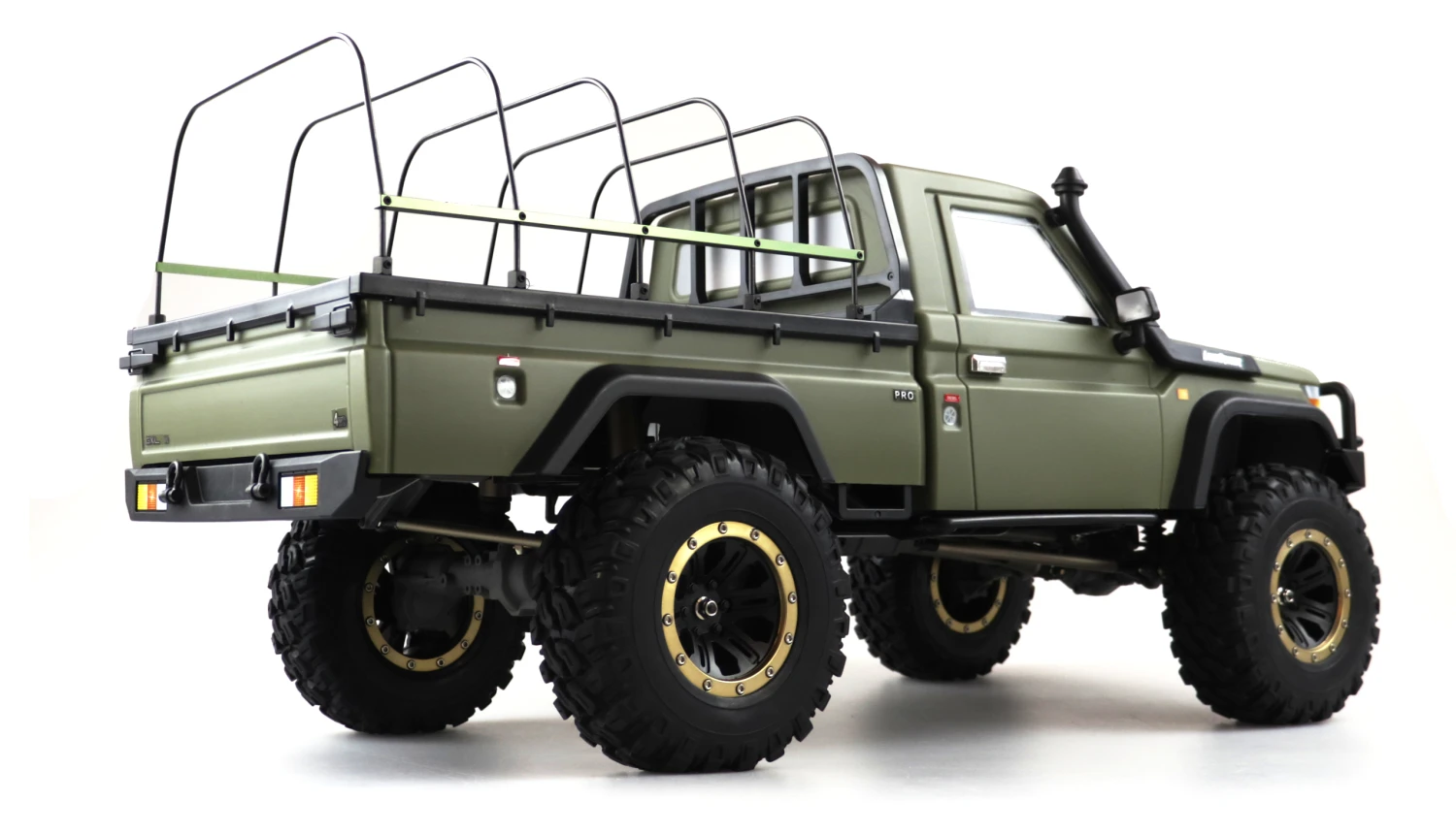 AMXRock RCX8PS Scale Crawler Pick-Up 1:8, RTR Militär Grün 5 AMXRock RCX8PS Scale Crawler Pick-Up 1:8, RTR Militär Grün – Bild 5