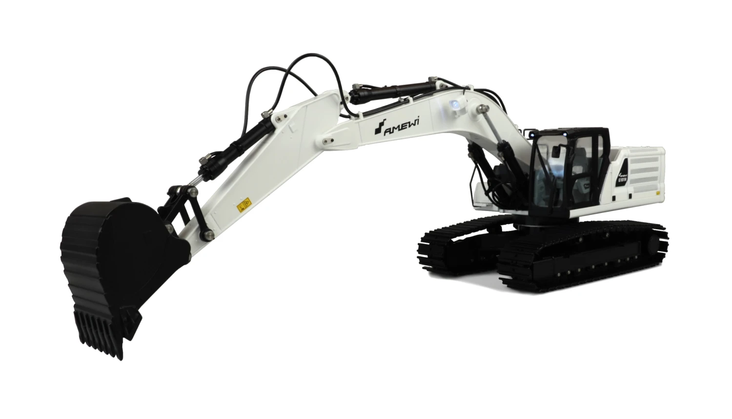 Vollmetall Hydraulikbagger G101H 1:16 RTR Weiß 2 Vollmetall Hydraulikbagger G101H 1:16 RTR Weiß – Bild 2