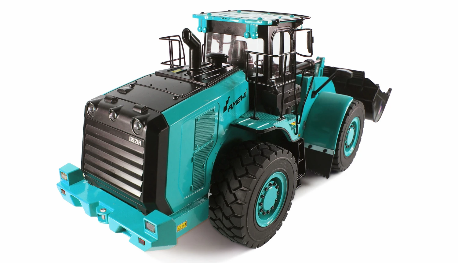 Hydraulik-Radlader G921H Vollmetall 1:16, RTR, Petrol 2 Hydraulik-Radlader G921H Vollmetall 1:16, RTR, Petrol – Bild 2