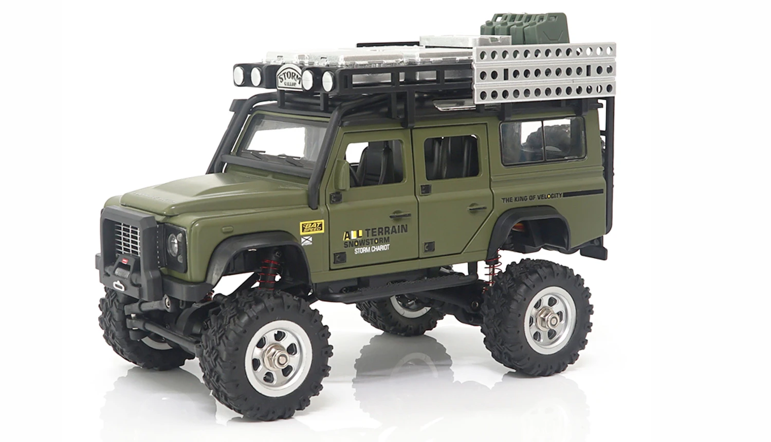 D90X28 Metall Scale Crawler 4WD 1:28 RTR Grün 1 D90X28 Metall Scale Crawler 4WD 1:28 RTR Grün