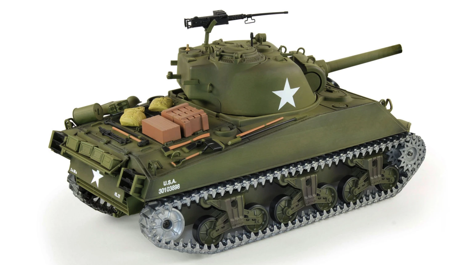U.S. M4A3 Sherman 1:16 Professional Line IR/BB 3 U.S. M4A3 Sherman 1:16 Professional Line IR/BB – Bild 3
