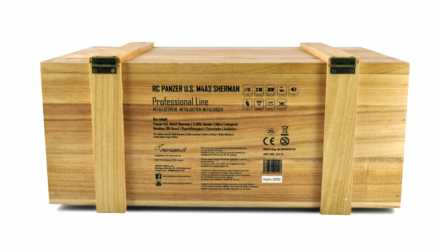 U.S. M4A3 Sherman 1:16 Professional Line IR/BB 9 U.S. M4A3 Sherman 1:16 Professional Line IR/BB – Bild 9