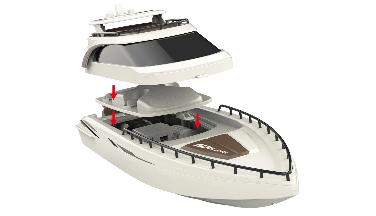Rising Sun Cruise Yacht 380mm 2,4GHz RTR 6 Rising Sun Cruise Yacht 380mm 2,4GHz RTR – Bild 6