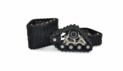 Kettenfahrwerk Mit Dämpfungssystem Gun Metal, 4 Stück