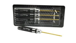 Innensechskant Schraubendreher Set, 4 Stück Schwarz